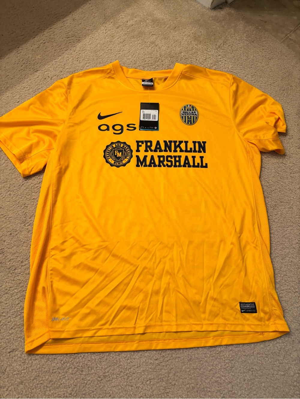 Hellas Verona Nike kit, NWT, 2XL